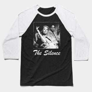 Ingrid Thulin's Enigmatic Grace on Your Chest Silence Fanwear Baseball T-Shirt